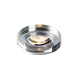 IL30821CH  Crystal Downlight Deep Round Rim Only Clear